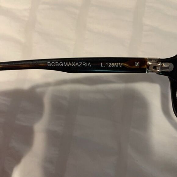 Bcbgmaxazria New Ecstatic Black Laminate Petite Fit Tortoise Sunglasses - Picture 3 of 5